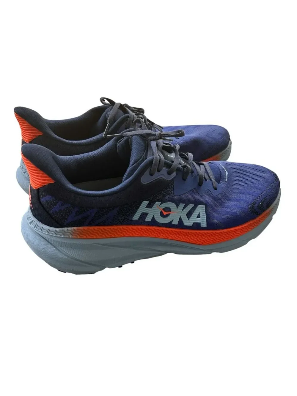 Hoka One Challenger ATR7 Men’s Running Shoes 14 D Blue Orange